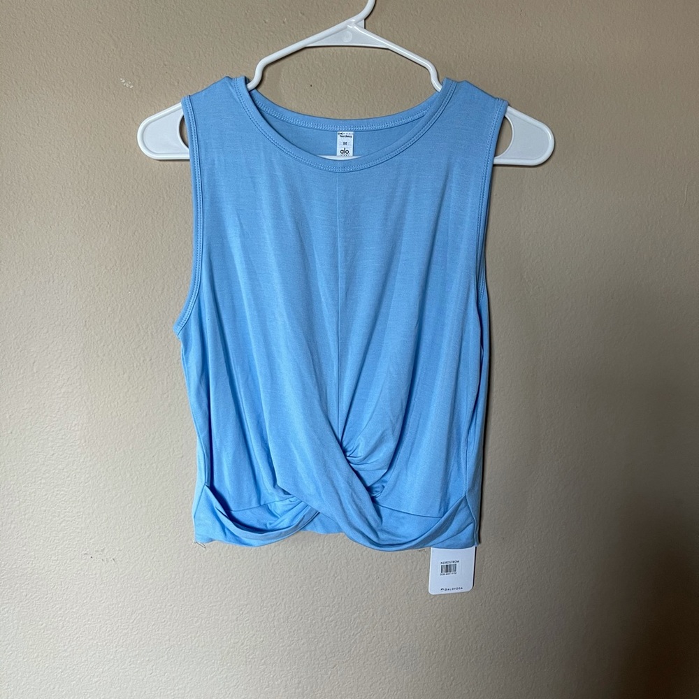 ALO Yoga Light Blue Tank Top
